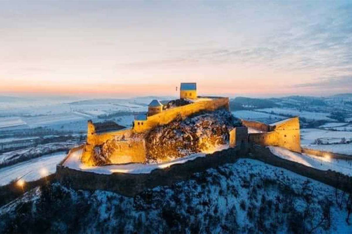 Cetatea / Cetatea Rupea în straie de iarnă ☃